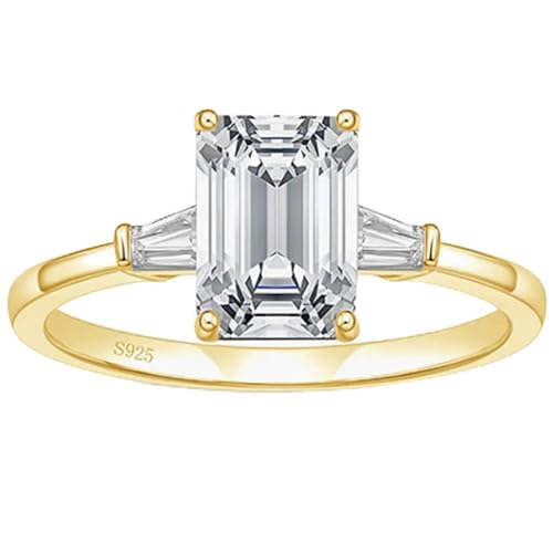 GleaMora Trendiger INS-Stil Ring Eleganter Romantischer für Frauen Ring S925 Sterlingsilber Weihnachtsurlaub Freizeit Jubiläum Schmuck von GleaMora