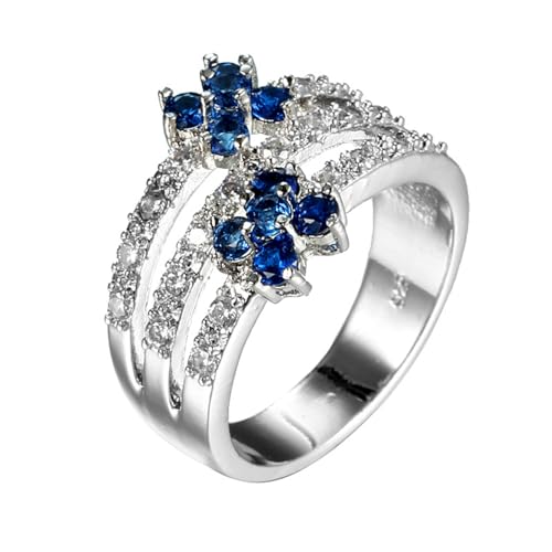 GleaMora Trendiger Ring INS Stil Ring Dreischichtiger Ring Minimalistischer Ring Weihnachtsurlaub für Frauen Freizeit Jubiläum Schmuck Geschenk von GleaMora