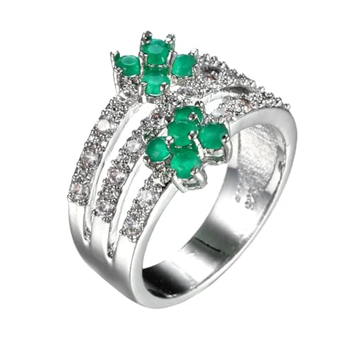 GleaMora Trendiger Ring INS Stil Ring Dreischichtiger Ring Minimalistischer Ring Weihnachtsurlaub für Frauen Freizeit Jubiläum Schmuck Geschenk von GleaMora