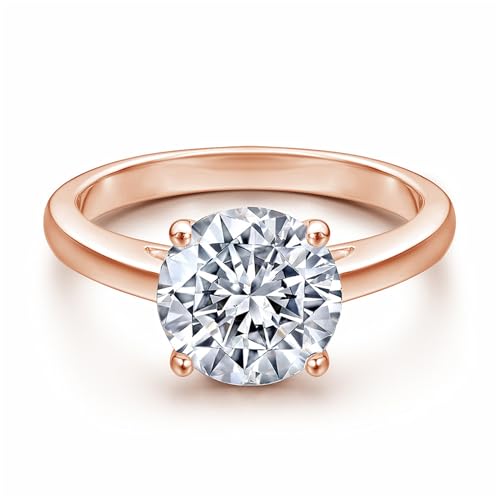 GleaMora Trendy Ins Stil Ring Elegant Romantische Frauen Ring 925 Silber Ring Verlobung Weihnachten Urlaub Freizeit Jubiläum Schmuck von GleaMora