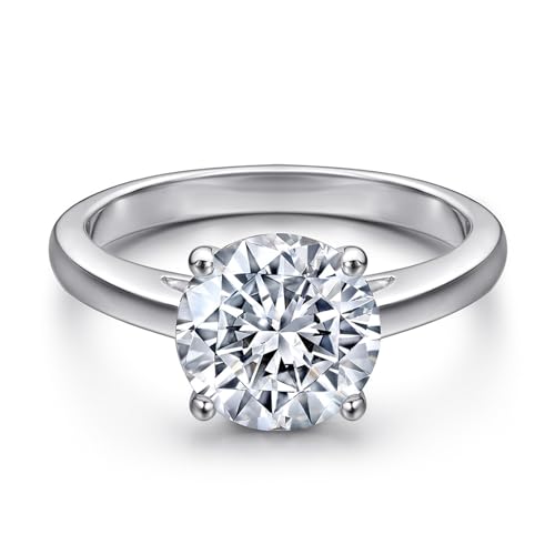 GleaMora Trendy Ins Stil Ring Elegant Romantische Frauen Ring 925 Silber Ring Verlobung Weihnachten Urlaub Freizeit Jubiläum Schmuck von GleaMora