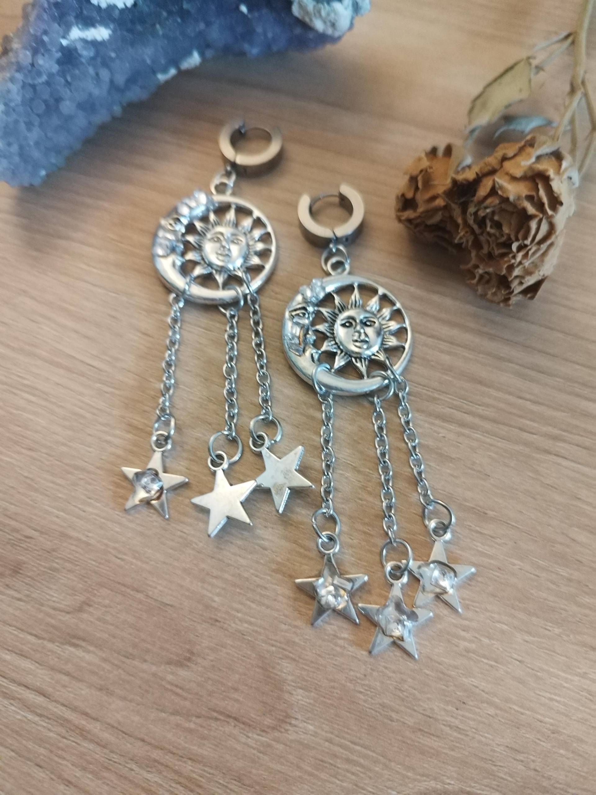 Celestial Creolen von GleamTopiaTreasures