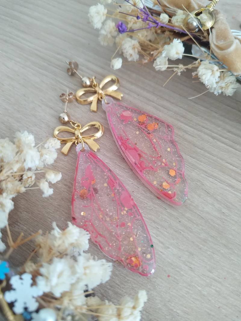 Fairycore Handmade Earrings Fairycore Handmade Earrings von GleamTopiaTreasures