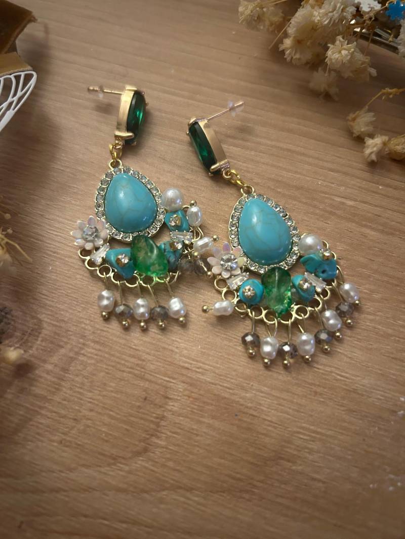 Fairycore Vintage Handmade Earrings von GleamTopiaTreasures