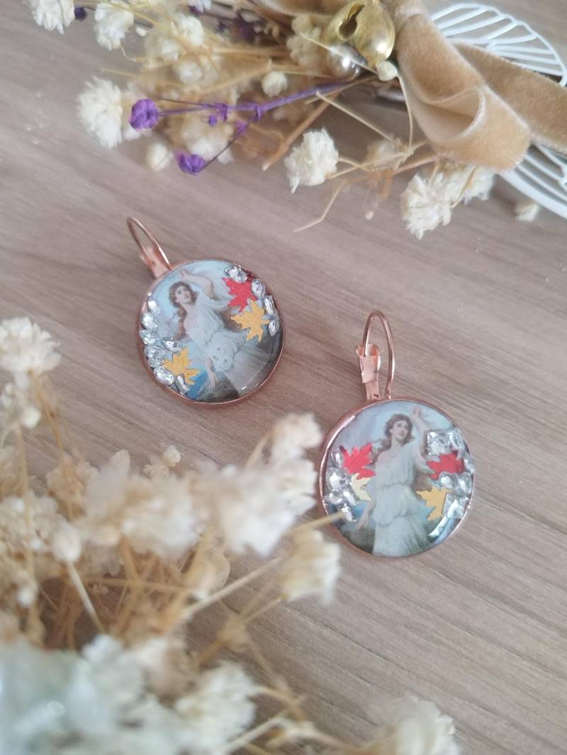 Fairycore Vintage Handmade Earrings Fairycore Vintage Handmade Earrings von GleamTopiaTreasures