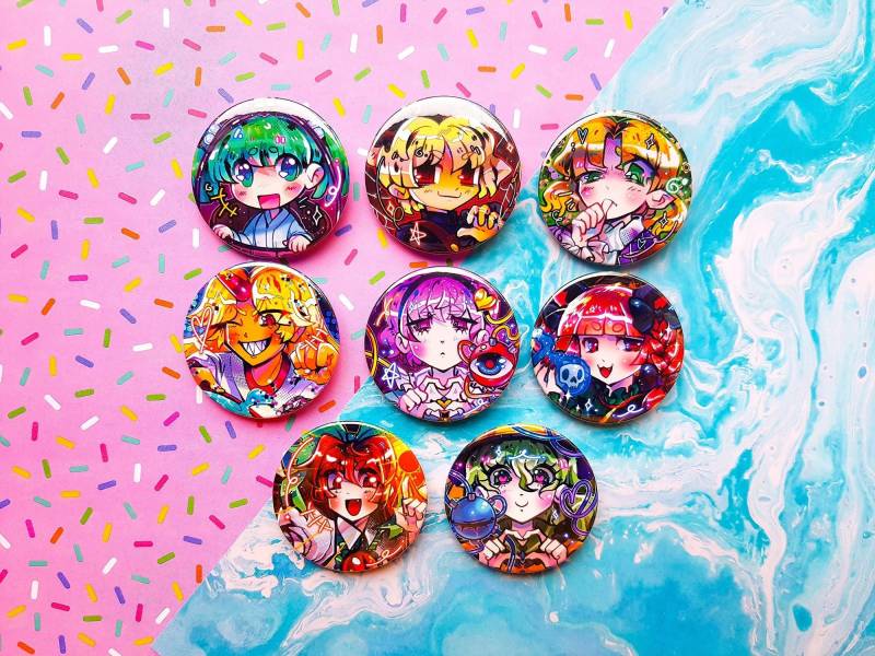 Touhou Project Sa Knopfstifte 44 /75 Mm von GleamyGuts