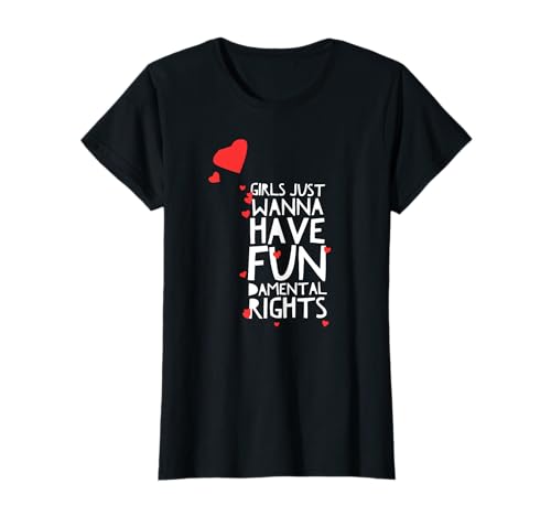 Girls just wanna have fundamental rights Gleichberechtigung T-Shirt Girls just wanna have fundamental rights Gleichberechtigung T-Shirt von Gleiche Rechte für Frauen Feminismus Spruch Design