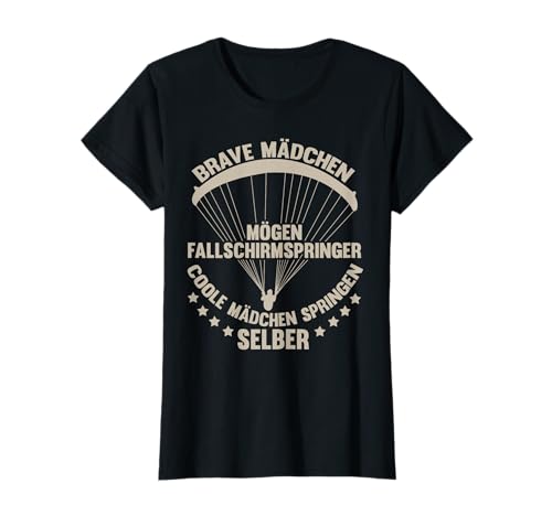 Lustig Gleitschirmfliegen Fallschirm Fallschirmspring Frauen T-Shirt Lustig Gleitschirmfliegen Fallschirm Fallschirmspring Frauen T-Shirt von Gleitschirm Skydiving Paragliding Deko Geschenke