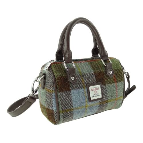 Glen Appin Of Scotland Harris Tweed 'Kilbride' Mini-Tragetasche, Macleod Check Check Col 15, XS von Glen Appin