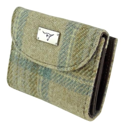 Glen Appin of Scotland Harris Tweed Jura Short Wallet in Beige Stewart LB2002-COL132, beige von Glen Appin