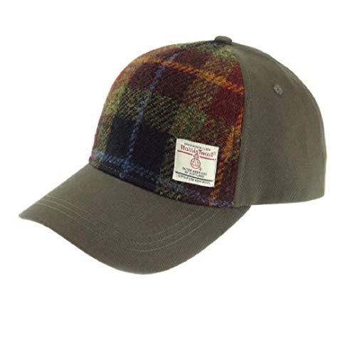 Glen Appin of Scotland Limited Baseball Cap mit Harris Tweed 100% Wolle, Farbe 59 Rust, Einheitsgröße von Glen Appin