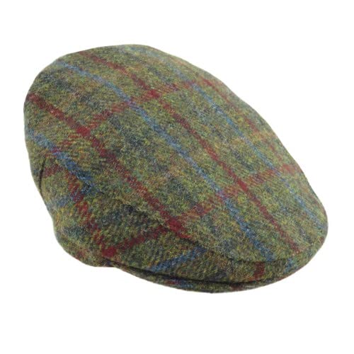 Glen Appin Harris Tweed Herren Kappe, Einheitsgröße, Grün, Dunkelgrün, Einheitsgröße von Glen Appin