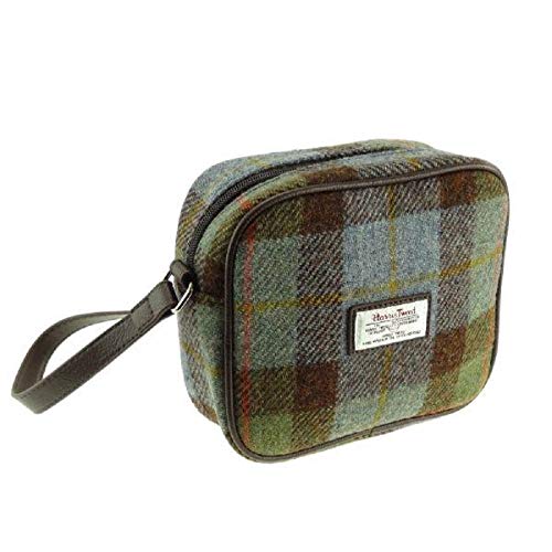 Glen Appin Harris Tweed Mini Tasche Mandel LB1210 - Farbe 15 Blau Mehrfarbig, S von Glen Appin