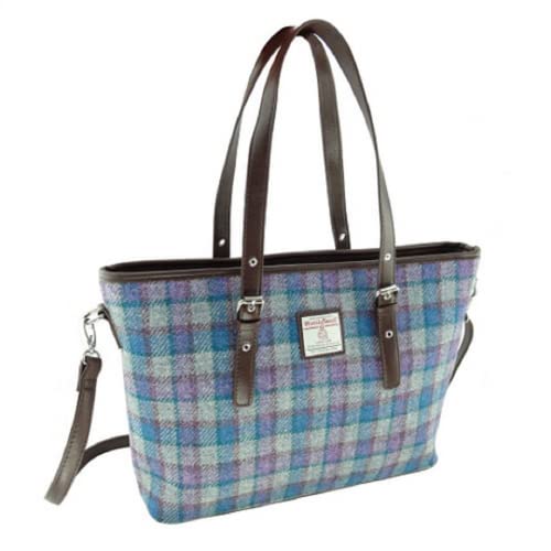 Glen Appin Spey LB1028 Handtasche, groß, Farbe 98 lila/blau/grau kariert von Glen Appin