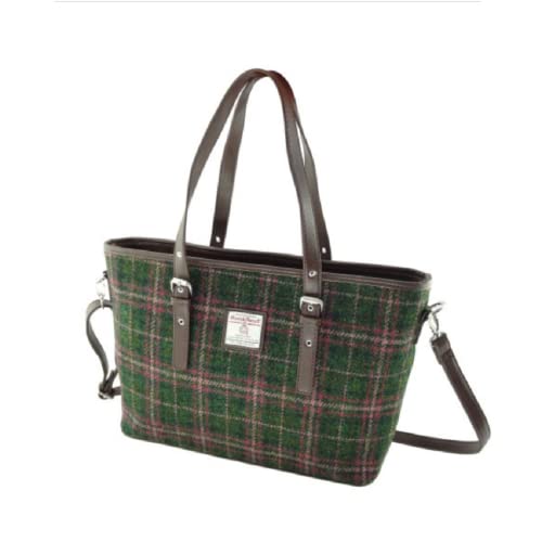 Glen Appin Spey LB1028 Handtasche Large Tote, Farbe 107 Green Plum Check, m von Glen Appin