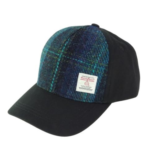 Glen Appin of Scotland Limited Baseball Cap mit Harris Tweed 100% Wolle, Schwarz , Einheitsgröße von Glen Appin
