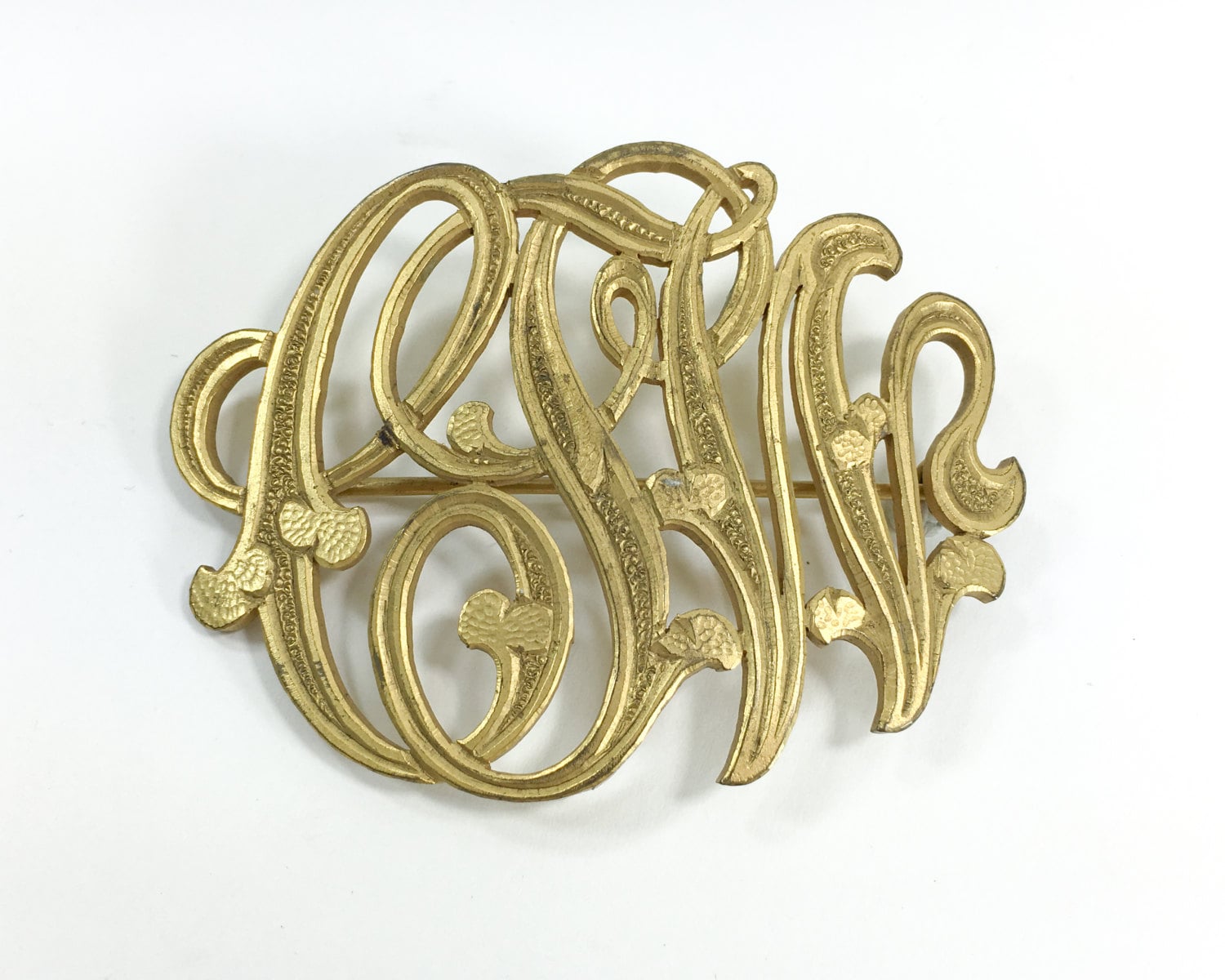 1900S Metall Schärpe Anstecknadel | Messing Rolling Brosche Pin von GlennasJewels