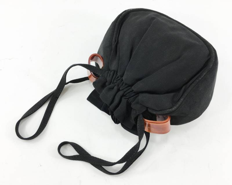 1940Er Jahre Schwarze Faille Handtasche | 40Er Schwarze Abendtasche von GlennasVintageShop