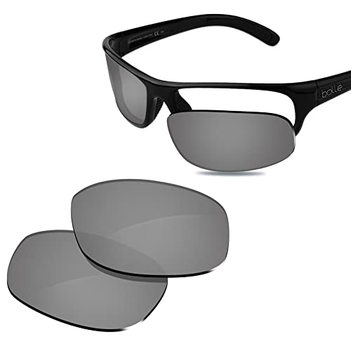 Glintbay 100 % passgenaue Ersatz-Sonnenbrillengläser für Bolle Anaconda 10338-64 mm, polarisiert, metallisch, silberfarben, verspiegelt Glintbay 100 % passgenaue Ersatz-Sonnenbrillengläser für Bolle Anaconda 10338-64 mm, polarisiert, metallisch, silberfarben, verspiegelt von Glintbay