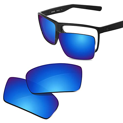 Glintbay 100 % passgenaue Ersatz-Sonnenbrillengläser für Costa Del Mar Rincon 06S9018, polarisiert, eisblau, verspiegelt Glintbay 100 % passgenaue Ersatz-Sonnenbrillengläser für Costa Del Mar Rincon 06S9018, polarisiert, eisblau, verspiegelt von Glintbay