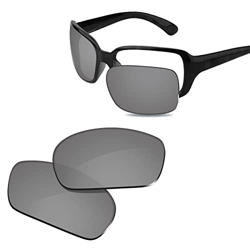 Glintbay 100 % passgenaue Ersatz-Sonnenbrillengläser für RayBan RB4068, 60 mm, polarisiert, metallisch, silberfarben, verspiegelt Glintbay 100 % passgenaue Ersatz-Sonnenbrillengläser für RayBan RB4068, 60 mm, polarisiert, metallisch, silberfarben, verspiegelt von Glintbay
