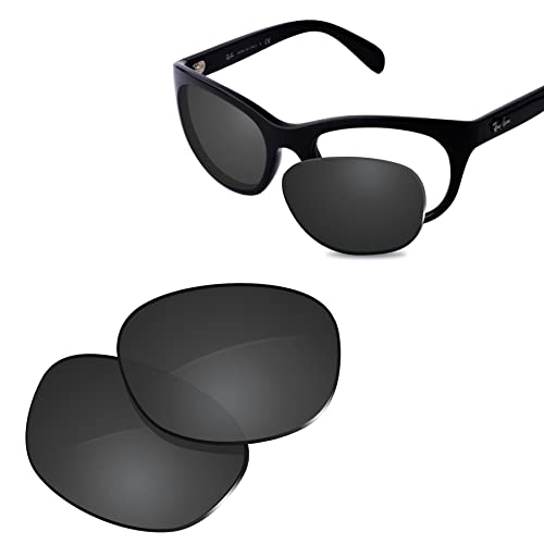 Glintbay 100 % passgenaue Ersatz-Sonnenbrillengläser für RayBan RB4216, 56 mm, polarisiert, fortschrittliches Schwarz Glintbay 100 % passgenaue Ersatz-Sonnenbrillengläser für RayBan RB4216, 56 mm, polarisiert, fortschrittliches Schwarz von Glintbay