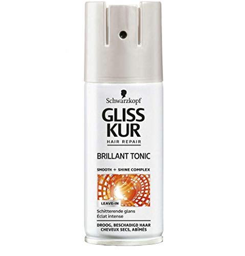 3 x Gliss Kur Brillant Tonic Spray - Smooth+Shine Complex - für trockenes oder strapaziertes Haar - 100 ml von Gliss Kur