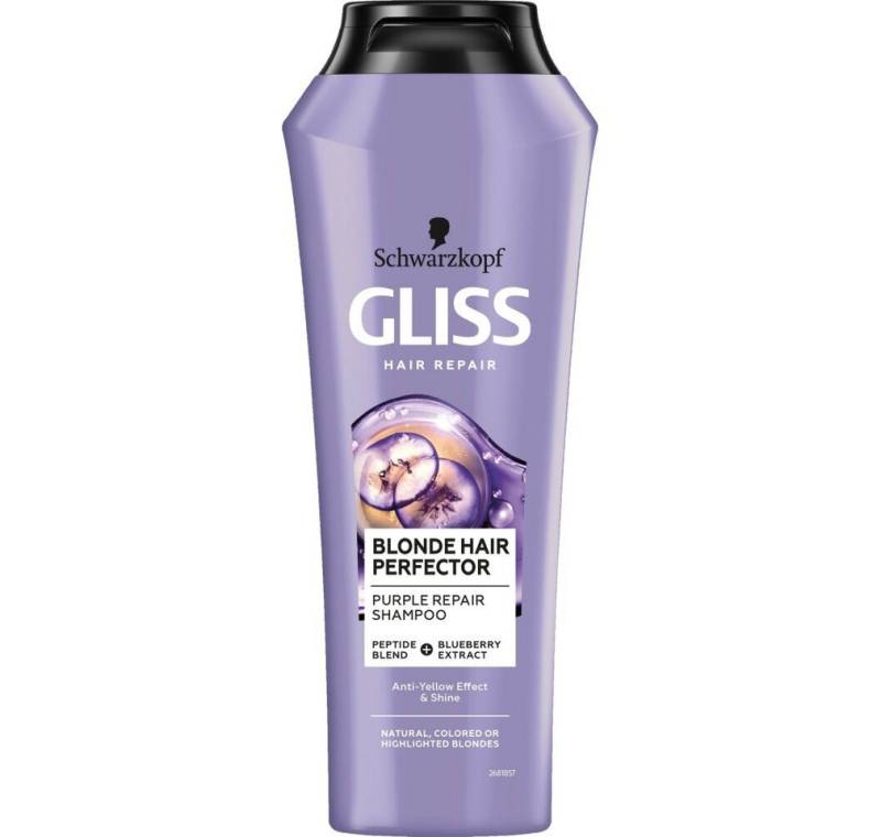 Gliss Kur Haarshampoo GLISS Blonde Hair Perfector Shampoo blondes Haar 250ml von Gliss Kur
