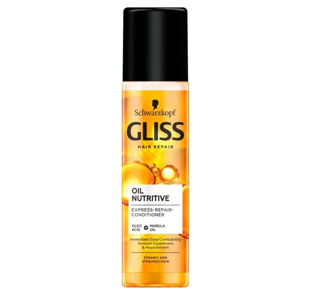 Gliss Kur Haarspülung GLISS Oil Nutritive Express Repair Conditioner 200ml Gliss Kur Haarspülung GLISS Oil Nutritive Express Repair Conditioner 200ml von Gliss Kur