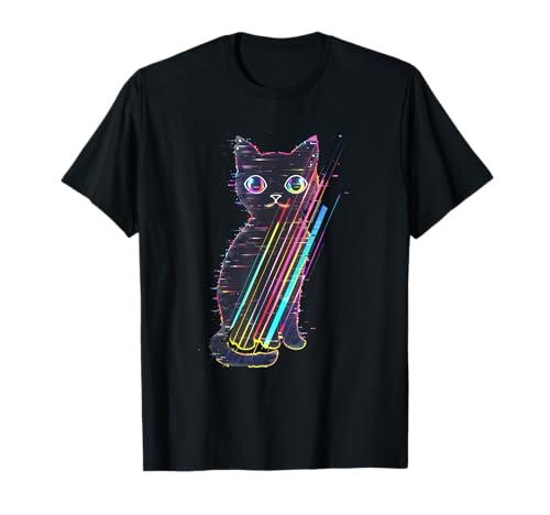 Glitch Cat Funny Kawaii Cat Design für Männer Frauen Cute Glitch T-Shirt Glitch Cat Funny Kawaii Cat Design für Männer Frauen Cute Glitch T-Shirt von Glitch Cat Funny Kawaii Cat Design for Men Women