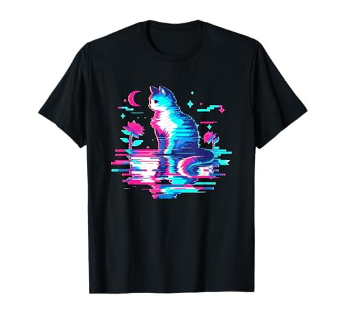 Glitch Cat Lustiges Kawaii-Katzen-Design für Männer Frauen Brüllspaß T-Shirt Glitch Cat Lustiges Kawaii-Katzen-Design für Männer Frauen Brüllspaß T-Shirt von Glitch Cat Funny Kawaii Cat Design for Men Women
