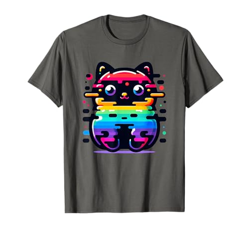 Glitch Cat Lustiges Kawaii-Katzen-Design für Männer Frauen Cartoon T-Shirt Glitch Cat Lustiges Kawaii-Katzen-Design für Männer Frauen Cartoon T-Shirt von Glitch Cat Funny Kawaii Cat Design for Men Women