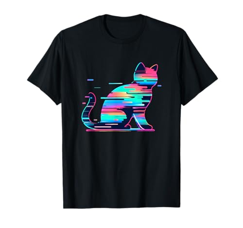 Glitch Cat Lustiges Kawaii-Katzen-Design für Männer Frauen Comic T-Shirt Glitch Cat Lustiges Kawaii-Katzen-Design für Männer Frauen Comic T-Shirt von Glitch Cat Funny Kawaii Cat Design for Men Women