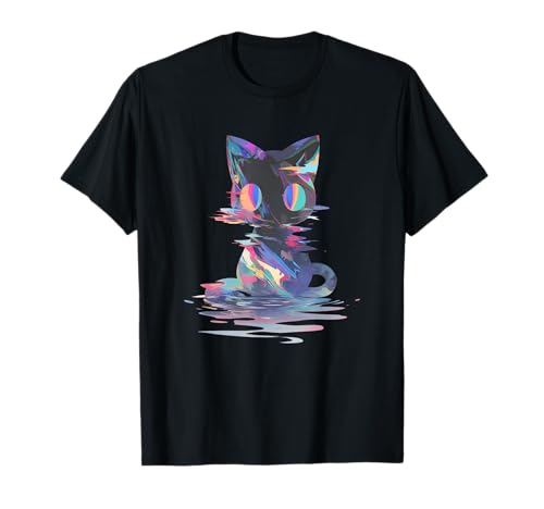 Glitch Cat Lustiges Kawaii-Katzen-Design für Männer Frauen Edgy T-Shirt Glitch Cat Lustiges Kawaii-Katzen-Design für Männer Frauen Edgy T-Shirt von Glitch Cat Funny Kawaii Cat Design for Men Women