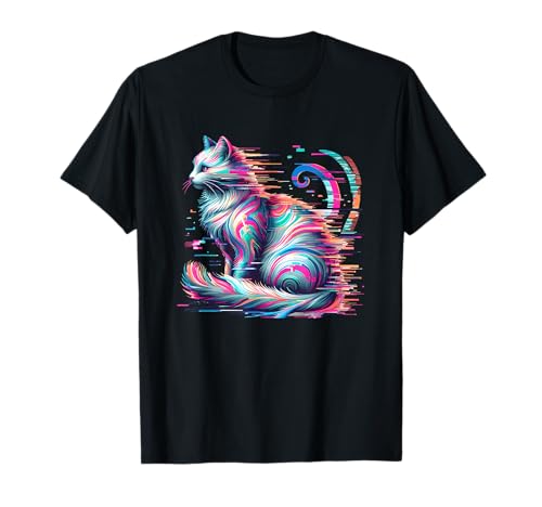 Glitch Cat Lustiges Kawaii-Katzen-Design für Männer Frauen Einzigartiger Look T-Shirt Glitch Cat Lustiges Kawaii-Katzen-Design für Männer Frauen Einzigartiger Look T-Shirt von Glitch Cat Funny Kawaii Cat Design for Men Women