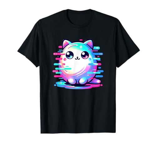 Glitch Cat Lustiges Kawaii-Katzen-Design für Männer Frauen Lazy Vibes T-Shirt Glitch Cat Lustiges Kawaii-Katzen-Design für Männer Frauen Lazy Vibes T-Shirt von Glitch Cat Funny Kawaii Cat Design for Men Women