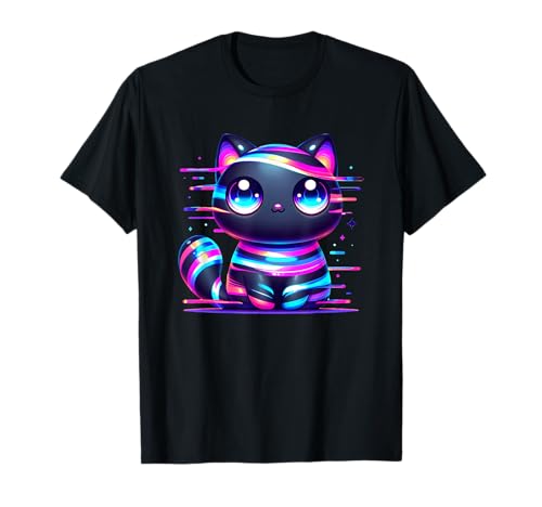 Glitch Cat Lustiges Kawaii-Katzen-Design für Männer Frauen Meme Energie T-Shirt Glitch Cat Lustiges Kawaii-Katzen-Design für Männer Frauen Meme Energie T-Shirt von Glitch Cat Funny Kawaii Cat Design for Men Women