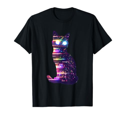 Glitch Cat Lustiges Kawaii-Katzen-Design für Männer Frauen Spaß T-Shirt Glitch Cat Lustiges Kawaii-Katzen-Design für Männer Frauen Spaß T-Shirt von Glitch Cat Funny Kawaii Cat Design for Men Women