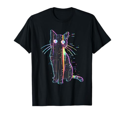 Glitch Cat Lustiges Kawaii-Katzen-Design für Männer Frauen Tech-Stil T-Shirt Glitch Cat Lustiges Kawaii-Katzen-Design für Männer Frauen Tech-Stil T-Shirt von Glitch Cat Funny Kawaii Cat Design for Men Women