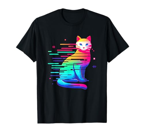 Glitch Cat Lustiges Kawaii-Katzen-Design für Männer Frauen Tech T-Shirt Glitch Cat Lustiges Kawaii-Katzen-Design für Männer Frauen Tech T-Shirt von Glitch Cat Funny Kawaii Cat Design for Men Women
