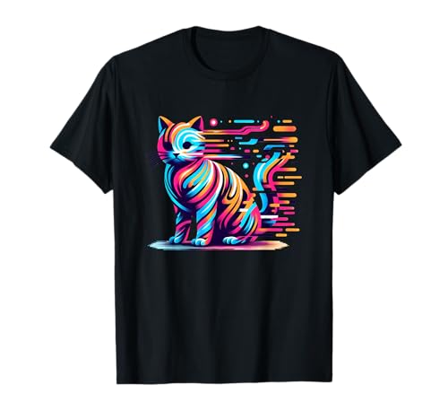 Glitch Cat Lustiges Kawaii-Katzen-Design für Männer Frauen sarkastisch T-Shirt Glitch Cat Lustiges Kawaii-Katzen-Design für Männer Frauen sarkastisch T-Shirt von Glitch Cat Funny Kawaii Cat Design for Men Women