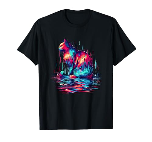 Glitch Cat Lustiges Kawaii-Katzen-Design für Männer Frauen schrullige T-Shirt Glitch Cat Lustiges Kawaii-Katzen-Design für Männer Frauen schrullige T-Shirt von Glitch Cat Funny Kawaii Cat Design for Men Women