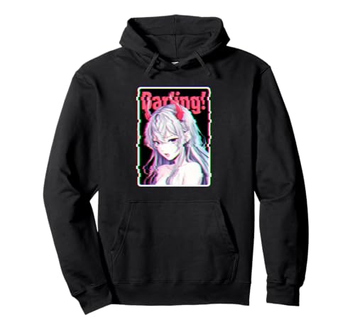 Liebster Anime Glitch Devil Horns Retro-Manga Vaporwave Girl Pullover Hoodie Liebster Anime Glitch Devil Horns Retro-Manga Vaporwave Girl Pullover Hoodie von GlitchBabe