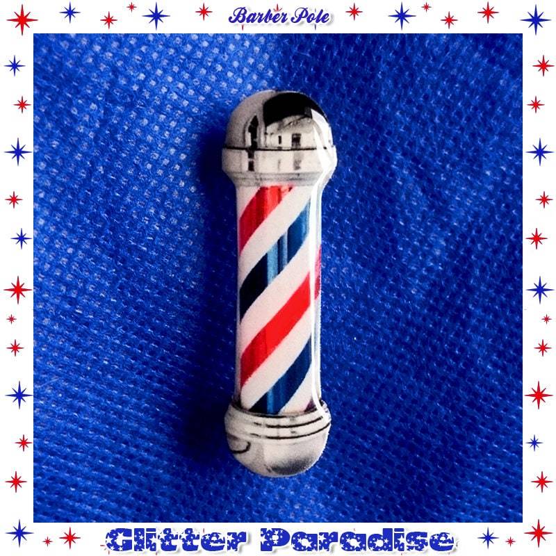 Barber Pole Brosche Retro Frisur, Barbiere Accessoires | 40 Mm Barber Pole Brosche Retro Frisur, Barbiere Accessoires | 40 Mm von GlitterParadise