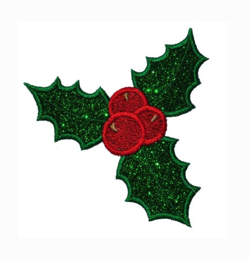 Holly Glitter Patch Weihnachten Weihnachtsgeschenk Gestickte Sparkle Eisen Auf Sew Vinyl Keine Glitter Durcheinander Gl235 Holly Glitter Patch Weihnachten Weihnachtsgeschenk Gestickte Sparkle Eisen Auf Sew Vinyl Keine Glitter Durcheinander Gl235 von GlitterPatchMania