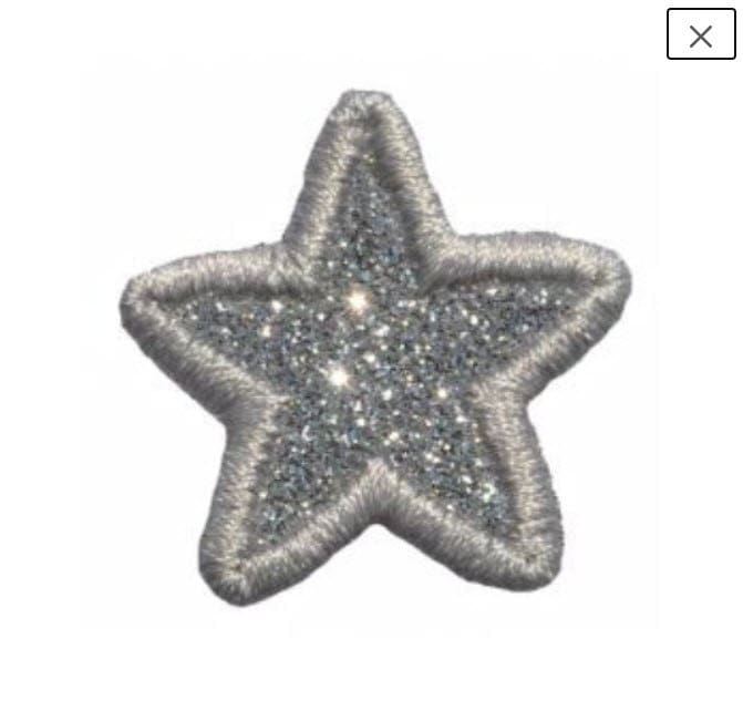 stern Miniatur Glitzer Bügelbild Gl30 stern Miniatur Glitzer Bügelbild Gl30 von GlitterPatchMania