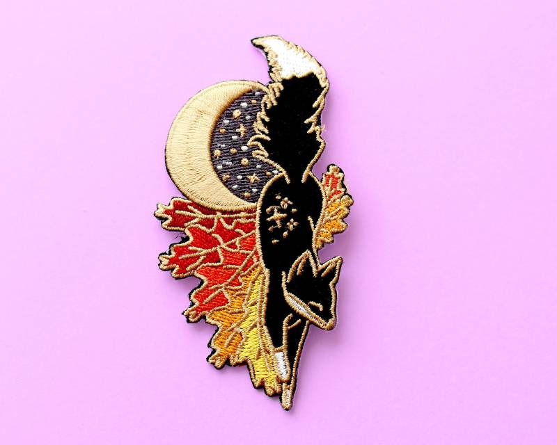 Herbst Fuchs Aufnäher, Aufnäher von GlitterPunkJewellery