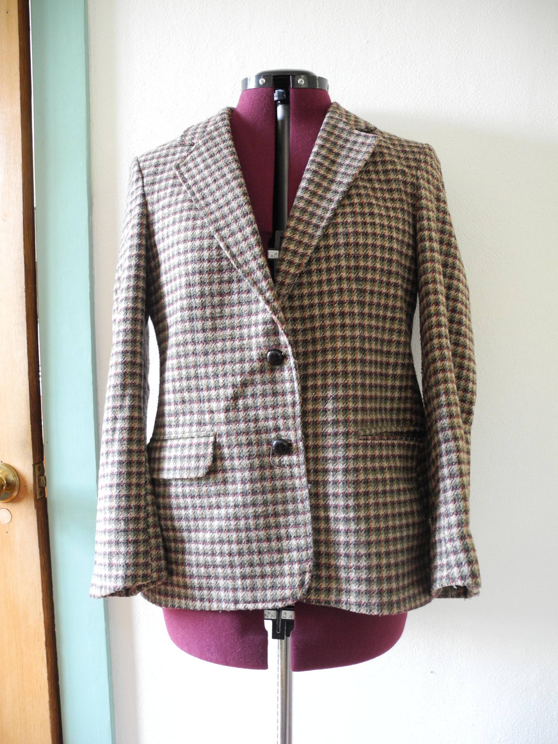 Vintage Oscar De La Renta Karierter Wollblazer Sakko Mantel 70Er 80Er Jahre Vintage Oscar De La Renta Karierter Wollblazer Sakko Mantel 70Er 80Er Jahre von GlitteratiHautie