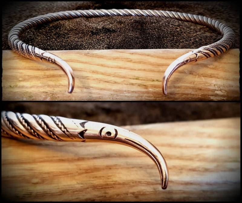 "Wikinger Rabenhalsreif "Hugin Und Munin" "Wikinger Rabenhalsreif "Hugin Und Munin" von GlitterbeardsCrafts