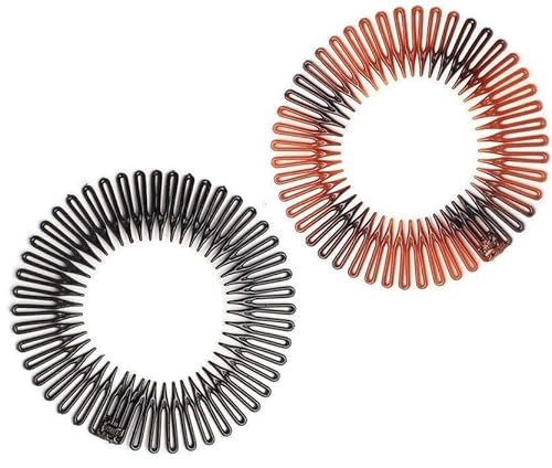 Zick-Zack-Sport-Stirnband, dehnbar, flexibel, für Damen und Mädchen, Braun / Schwarz Glitz4Girlz von Glitz4Girlz